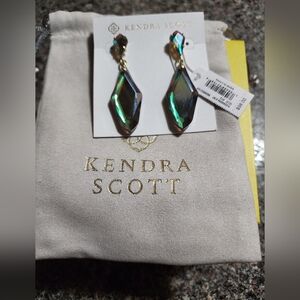 Hard to Find New Kendra Scott Alexandria Statement Earrings in Dichoic